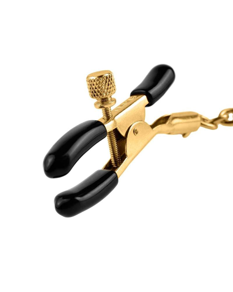Fetish Fantasy Gold Chain Nipple Clamps