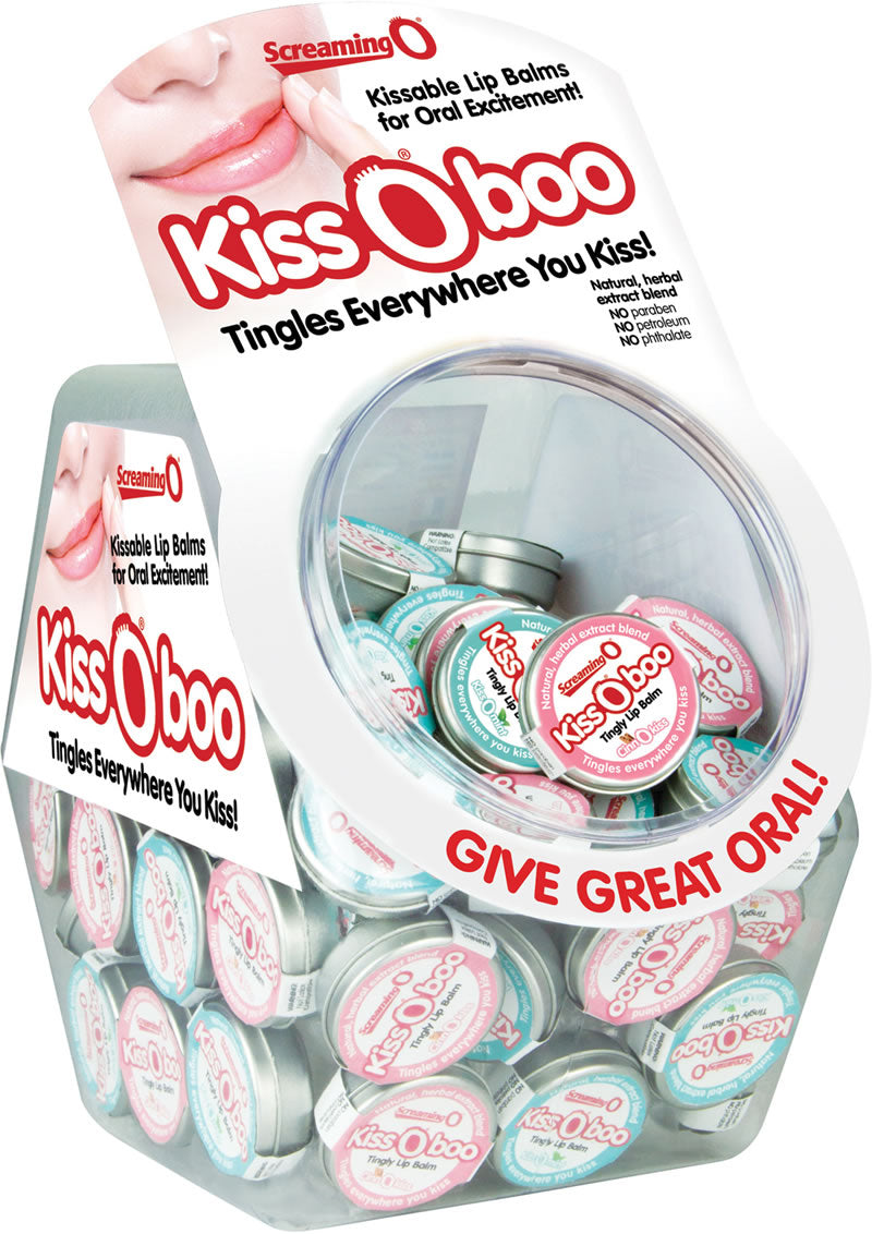 Kiss O Boo Assorted Lip Balm 48 Each Per Bowl