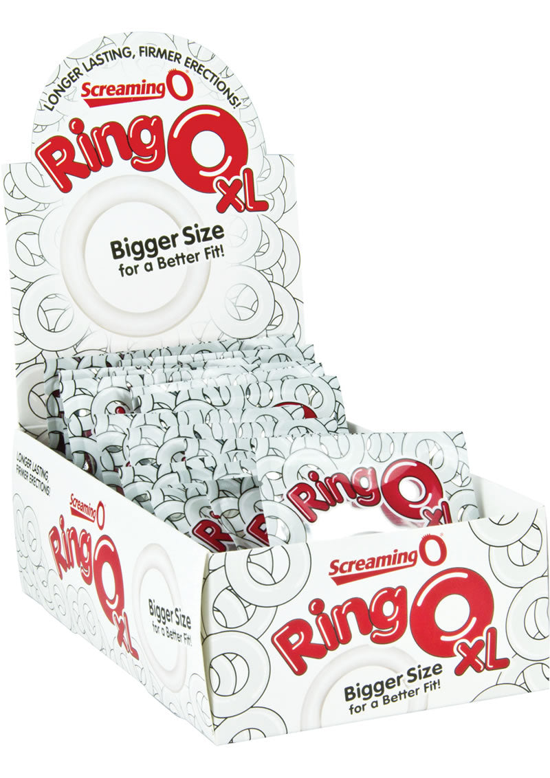 Ring O XL Cockrings Clear 18 Each Per Display