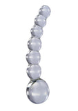 Icicles No 66 Beaded Anal Probe Clear 4.75 Inch