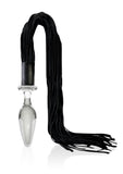 Icicles No 49 Glass Anal Plug With Flogger 23.5 Inch