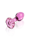 Icicles No 48 Glass Anal Plug Pink 3 Inch