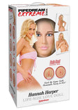 Pipedream Extreme Dollz Hanna Harper Life Size Blow Up Love Doll Flesh