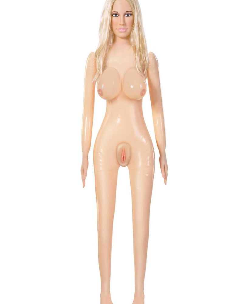Muñeca inflable de tamaño real Hanna Harper de Pipedream Extreme Dollz en color carne