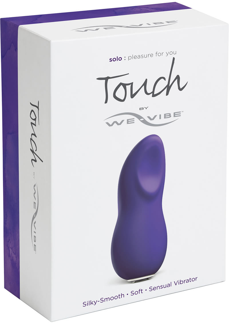 Vibrador recargable por USB We-Vibe Touch resistente al agua y morado