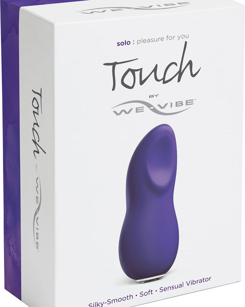 Vibrador recargable por USB We-Vibe Touch resistente al agua y morado