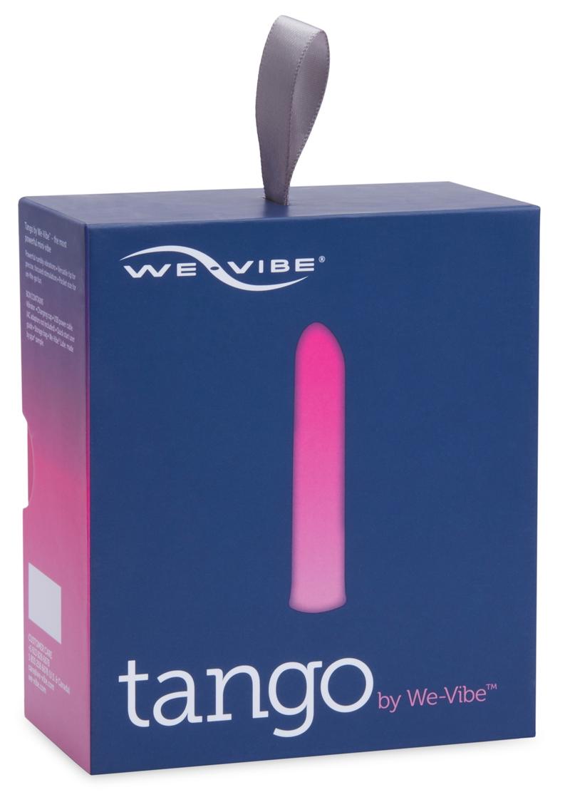 Mini vibrador recargable por USB We-Vibe Tango, resistente al agua, color rosa