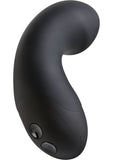 Masajeador de punto G de silicona Ivibe Select Iplay, resistente al agua, color negro, 3,8 pulgadas