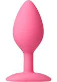 Tapón anal de silicona premium Platinum The Minis Spade de color rosa, tamaño mediano de 3,5 pulgadas