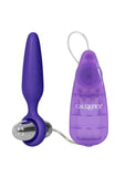 Booty Call Booty Glider Silicone Wired Remote Control Anal Probe Purple 3.75 Inch