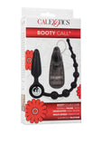 Booty Call Booty Double Dare Silicone Wired Remote Control Anal Probe With Beads Black