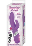 Ravishing Rabbit Silicone Vibe Waterproof Purple 8.25 Inch