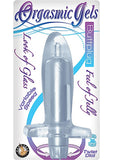 Orgasmix Gels Buttplug Waterproof Silver 4.5 Inch