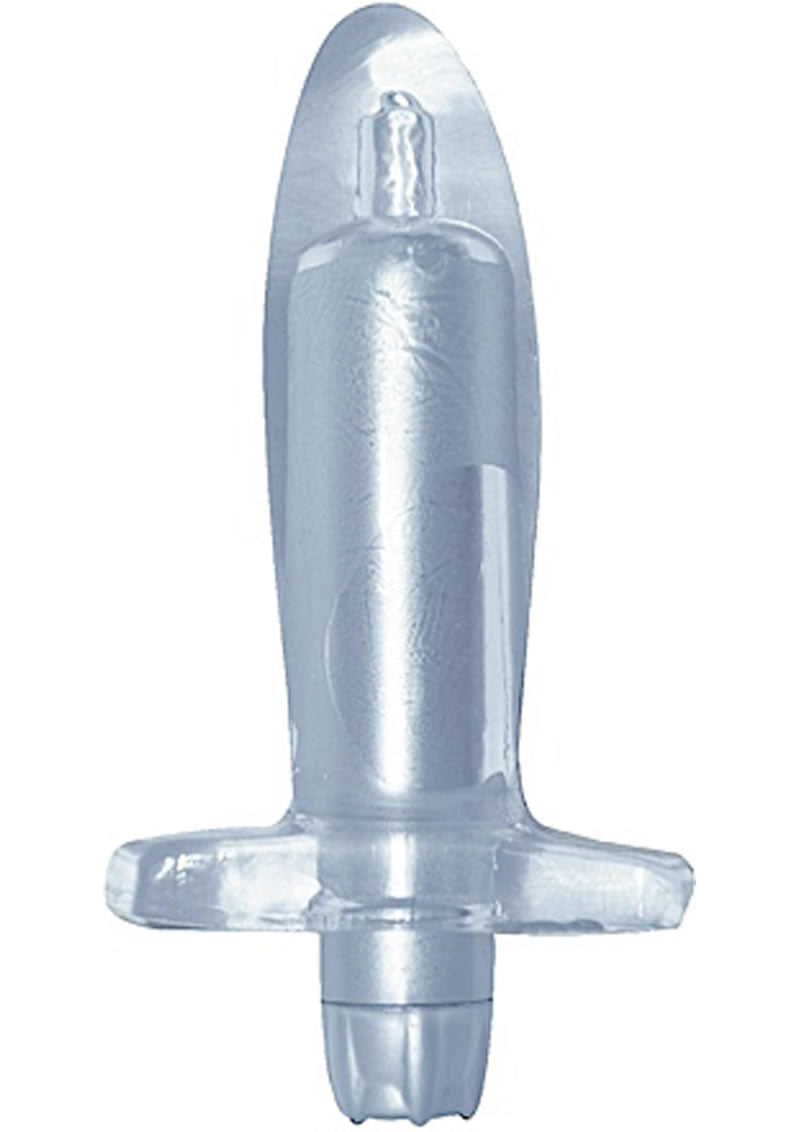Tapón anal Orgasmix Gels resistente al agua, color plateado, 4,5 pulgadas