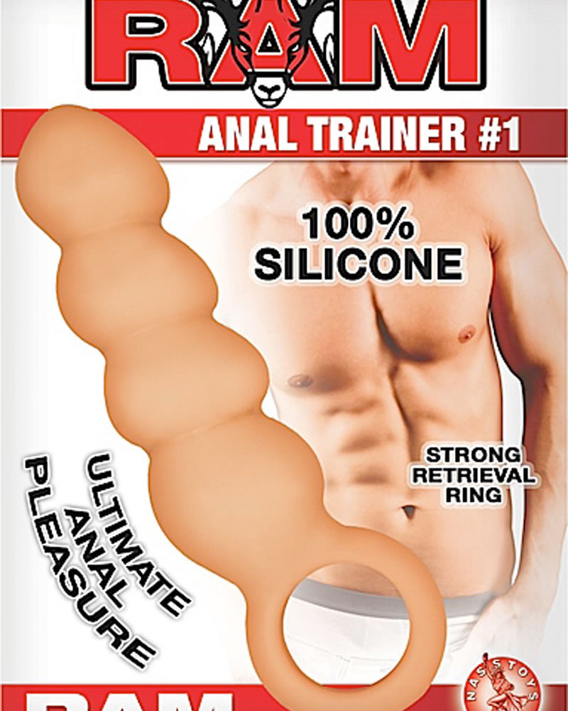 Ram Anal Trainer #1 Silicone Probe Waterproof Flesh 5.5 Inch