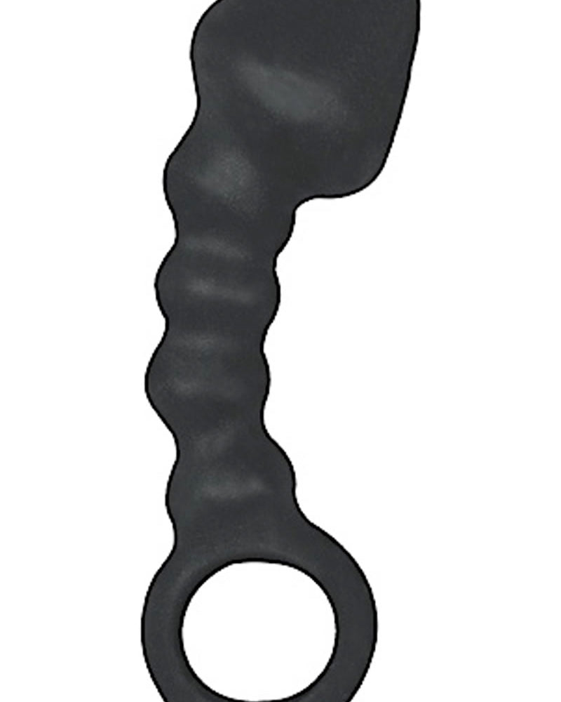 Ram Anal Trainer #3 Silicone Anal Probe Waterproof Black 5.5 Inch