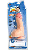 Average Joe Sheldon The Nerd Wired Remote Control Dildo White 4.5 Inch