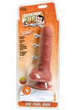 Average Joe Alejandro The Pool Man Wired Remote Control Dildo Brown 5.75 Inch