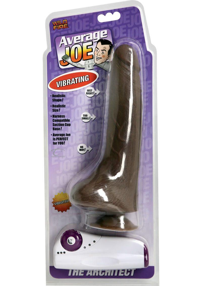 Average Joe Dion The Architect Wired Remote Control Dildo Black 5.5 Inch