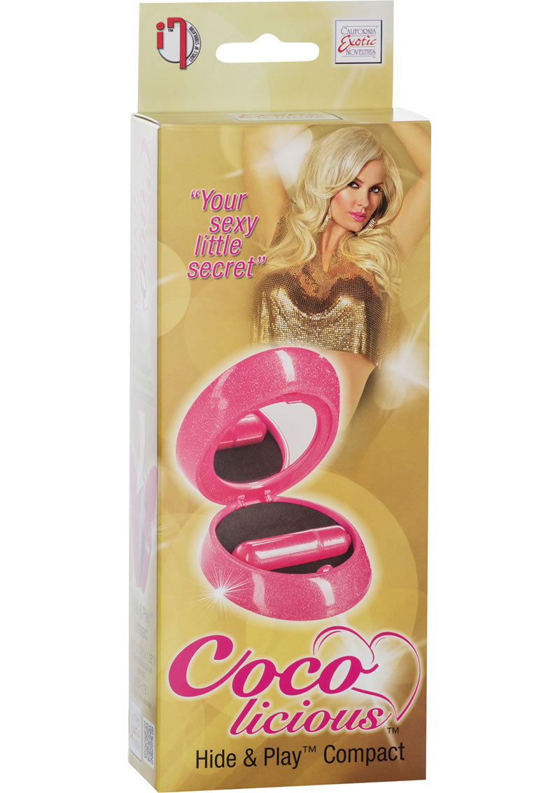 Coco Licious Hide and Play Compact Massager Waterproof Pink 3.25 Inch