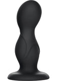 Coco Licious Back End Play Silicone Anal Probe Black 4.25 Inch