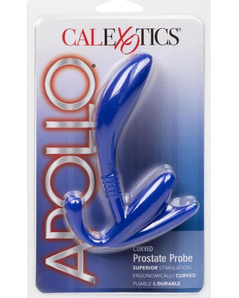 Apollo Curved Prostate Probe Blue 4.5 Inch