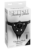 Arnés de peluche con vibración ajustable Fetish Fantasy negro