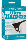 Arnés Vac U Lock Ultra II con broches, color negro