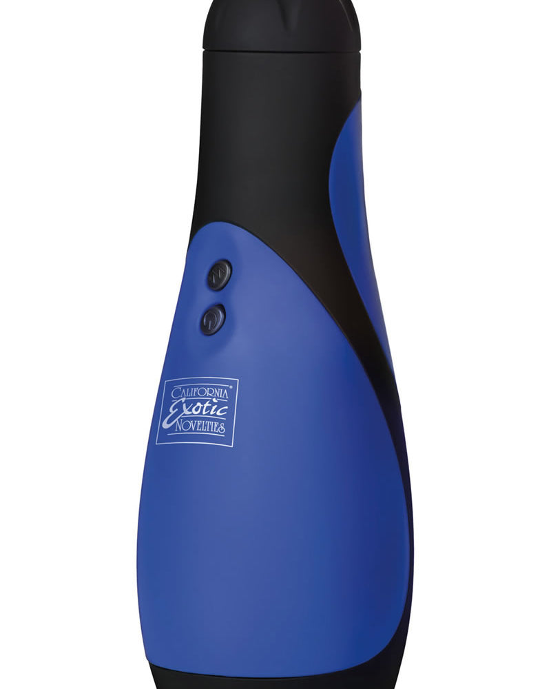 Masturbador Apollo Power Stroker Azul 8.5 Pulgadas