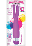 Naughty Climaxer Dual Vibe Waterproof Purple 7.75 Inch