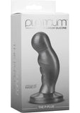 Platinum Premium Silicone The P-Plug Anal Plug Prostate Massager Charcoal