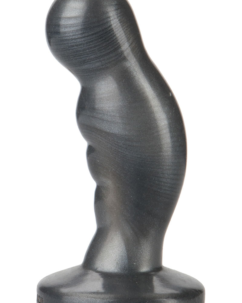 Platinum Premium Silicone The P-Plug Anal Plug Prostate Massager Charcoal