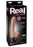 Real Feel Deluxe No 1 Wallbanger Vibrating Dildo Waterproof Flesh 6.5 Inch