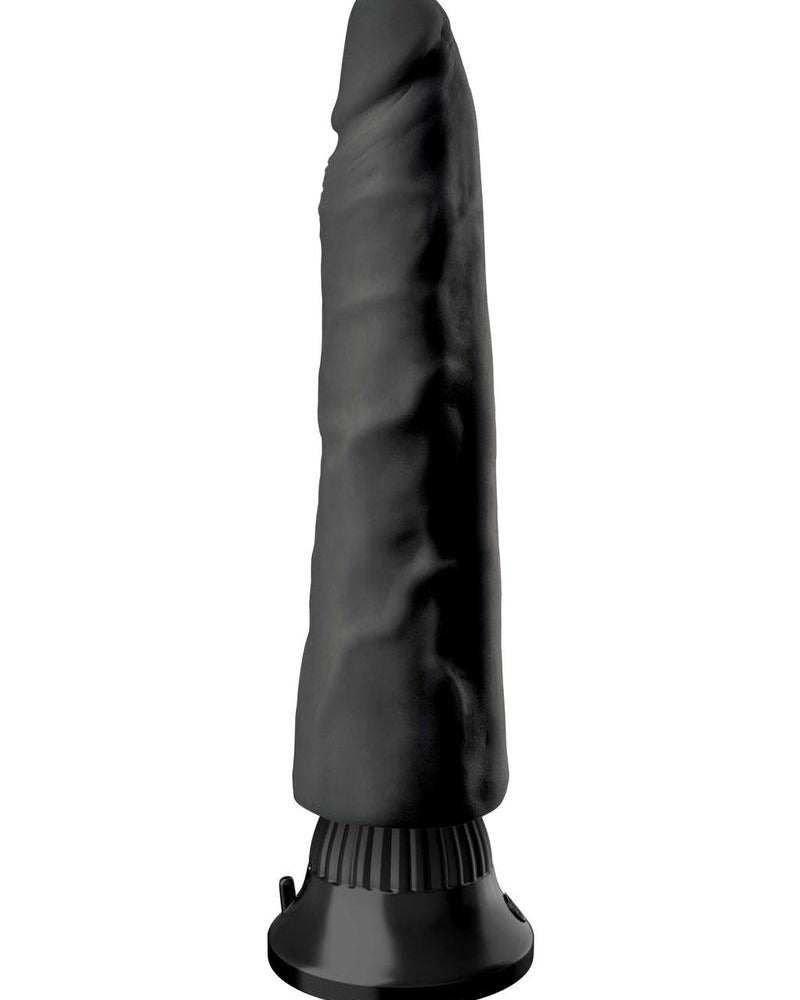 Consolador Wallbanger Real Feel Deluxe No 3, resistente al agua, color negro, 7 pulgadas