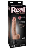 Real Feel Deluxe No 6 Wallbanger Vibrating Dildo Waterproof Flesh 8.5 Inch