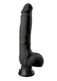 Real Feel Deluxe No 07 Wallbanger Vibrating Dildo Waterproof Black 9 Inch