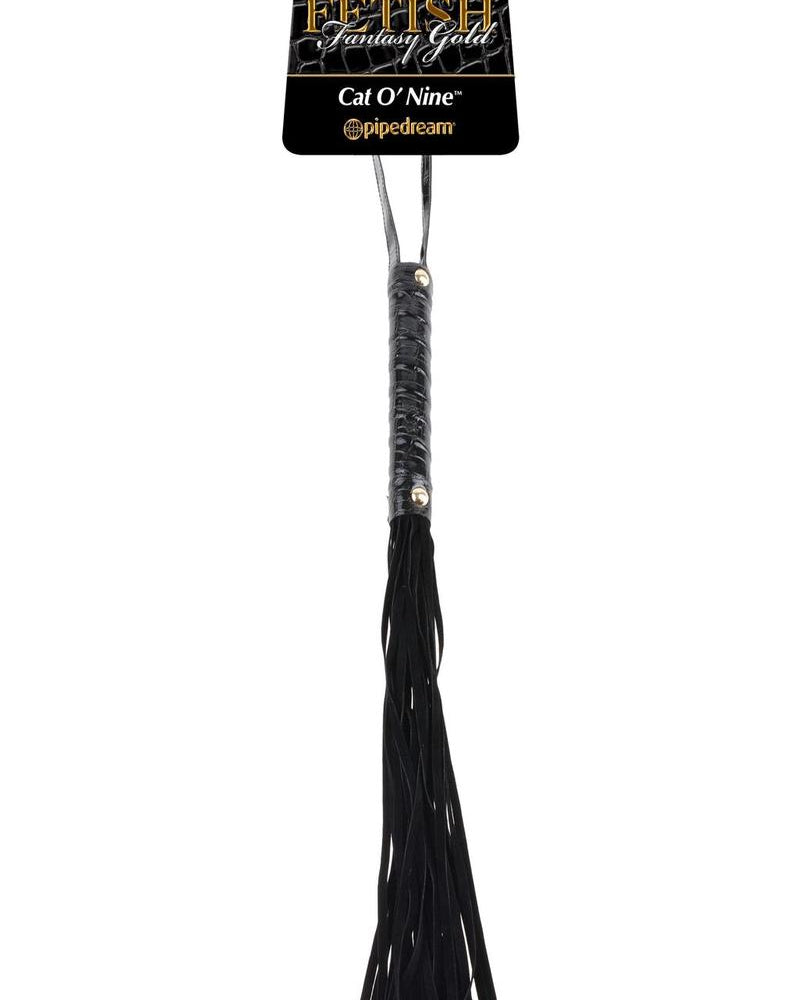 Látigo dorado de fantasía fetichista