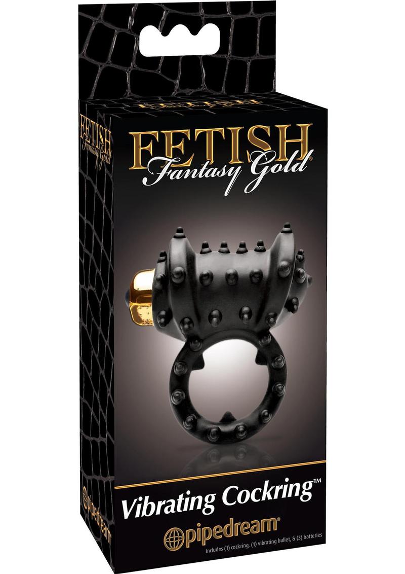 Anillo vibrador para el pene Fetish Fantasy Gold