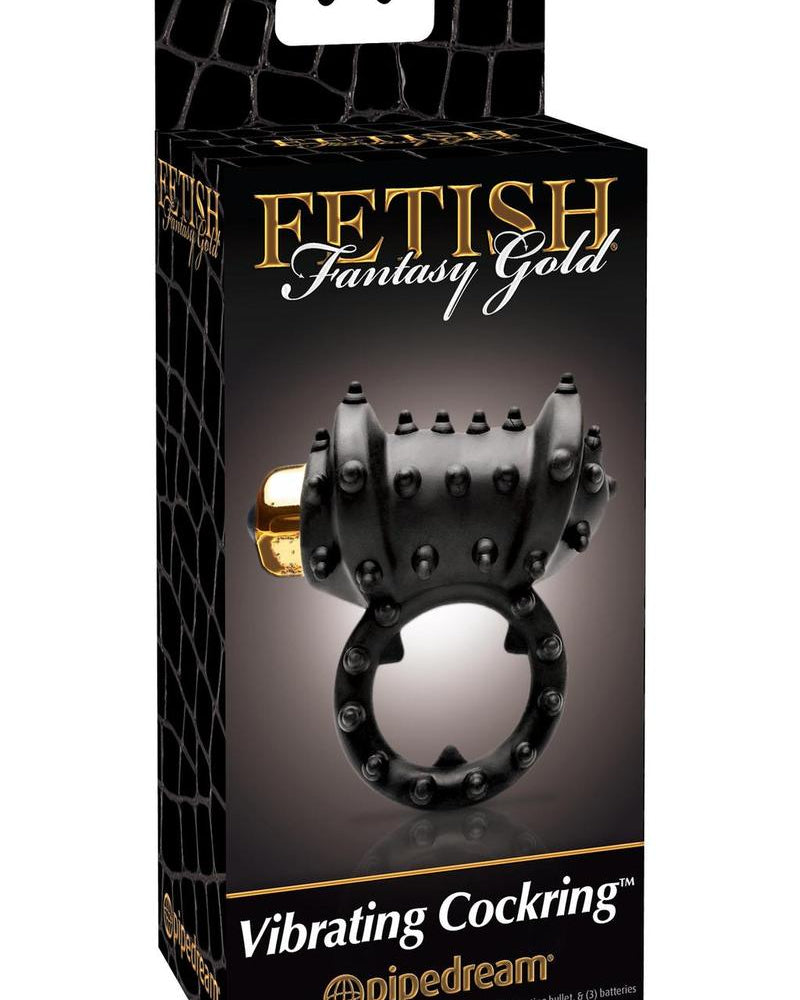 Fetish Fantasy Gold Vibrating Cock Ring