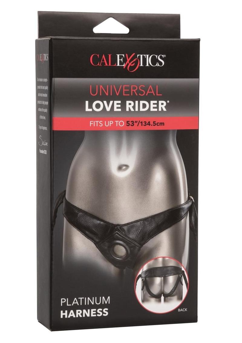 Arnés Universal Love Rider Platinum Negro