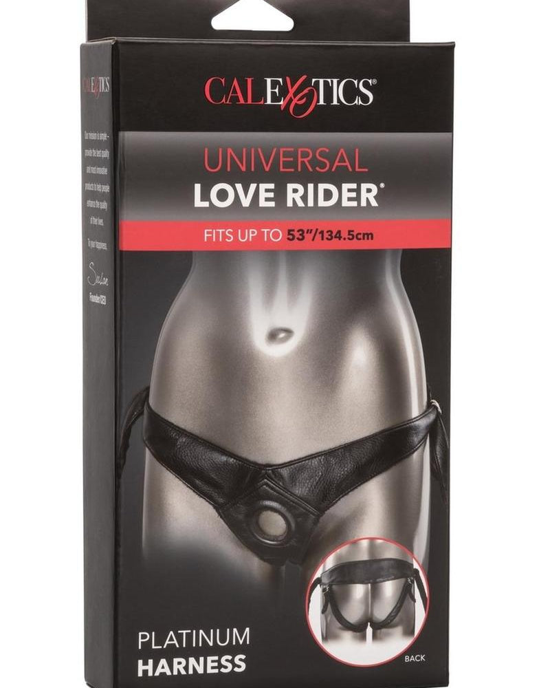 Arnés Universal Love Rider Platinum Negro