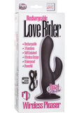 Rechargeable Love Rider Wireless Pleaser Black