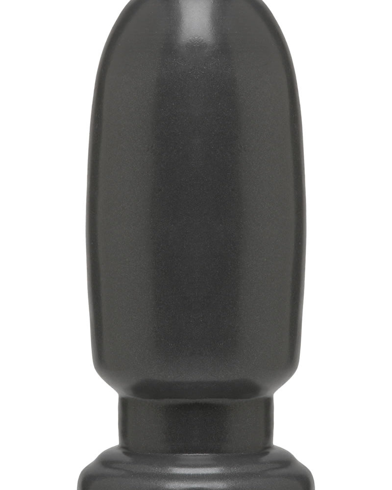 American Bombshell Shellshock Anal Plug Grey 8.5 Inch Long 10.36 Inch Girth