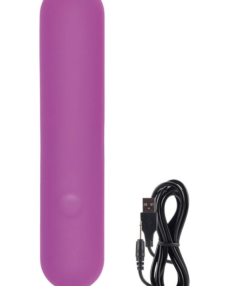 Bala de silicona Lust L3 resistente al agua, color morado, 3,75 pulgadas