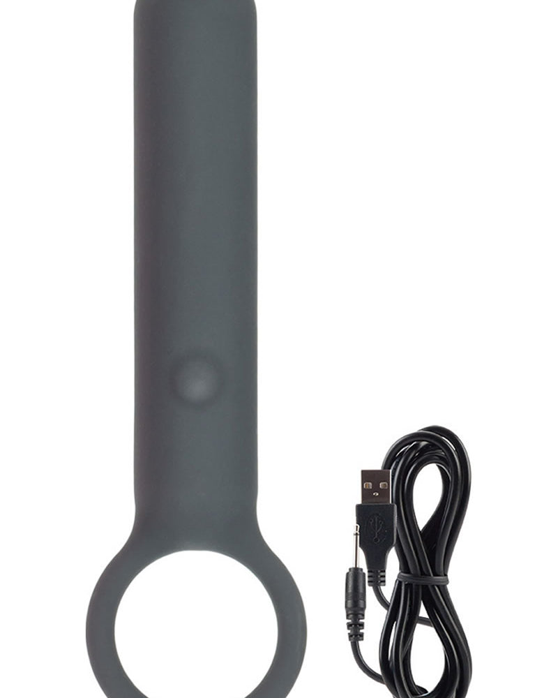 Lust L3.5 Silicone Anal Probe Waterproof Grey 5 Inch