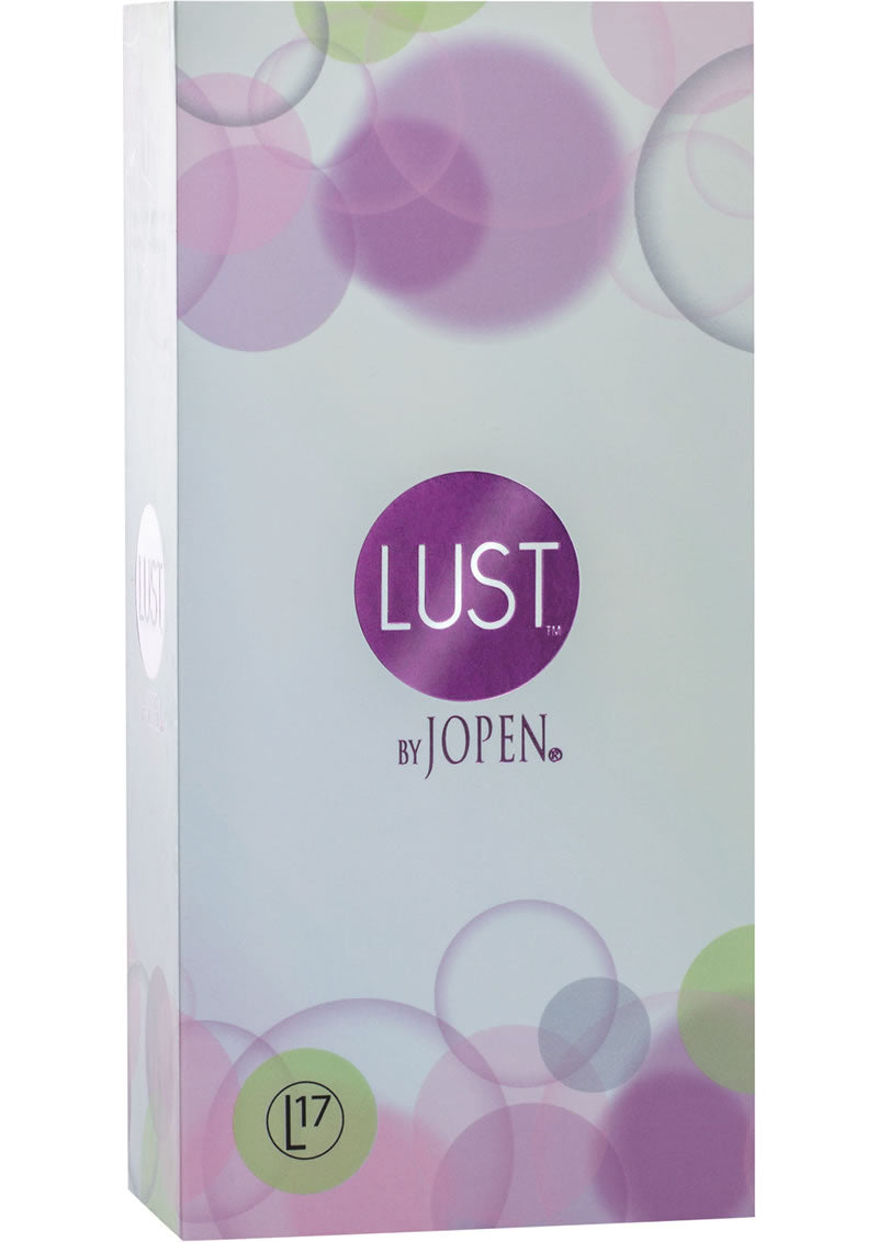 Vibrador dual de silicona Lust L17, resistente al agua, morado, 7,5 pulgadas