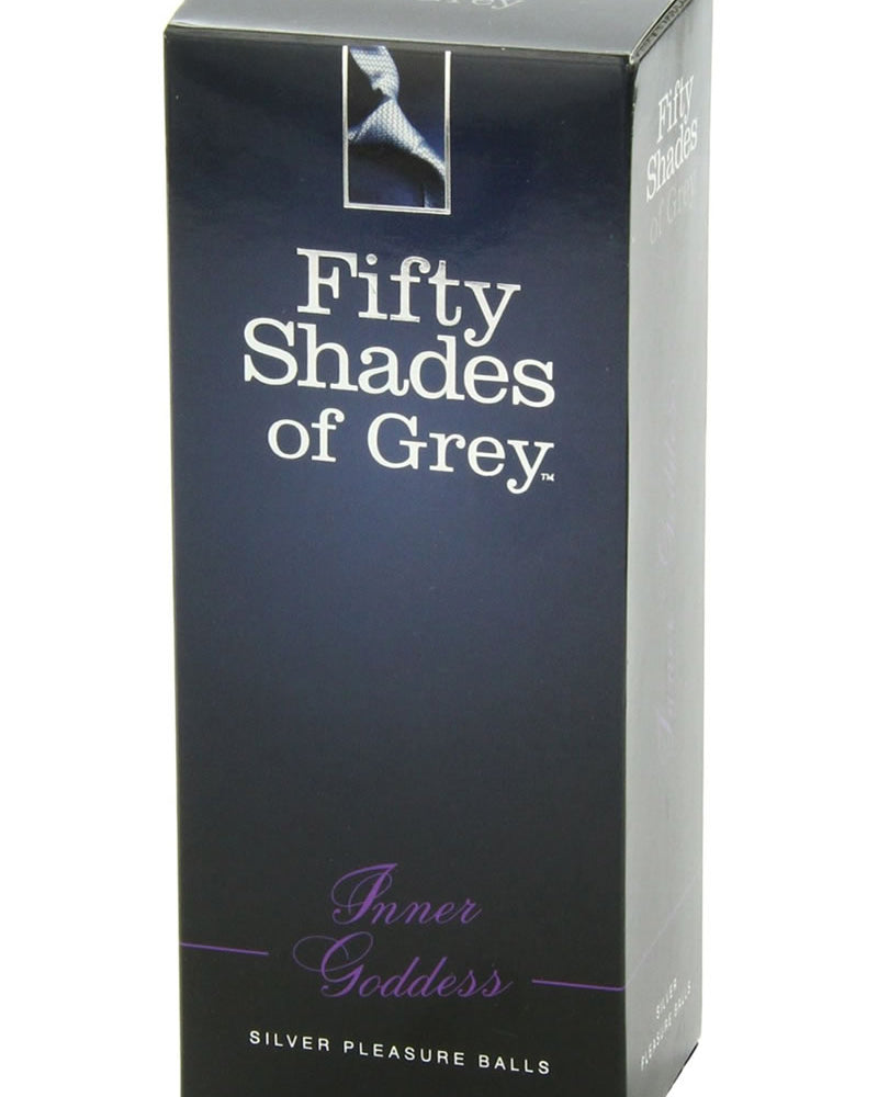 Bolas de cristal plateadas de la diosa interior de Fifty Shades of Grey