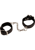 Bettie Page Wild N Willing Faux Leather Wrist Cuffs Black