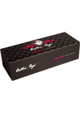 Bettie Page Vibro-A-Go-Go - Vibrador clásico de silicona negro de 8 pulgadas
