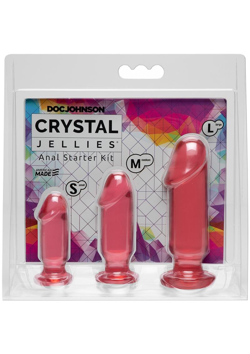 Kit de inicio anal Crystal Jellies rosa